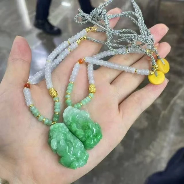 【小宝珠宝】24 T09251-翡翠项链--多样性发一件