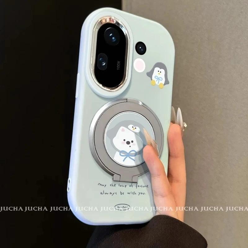 企鹅西高地适用vivos30手机壳新款s30promini防摔可爱s20硅胶s19