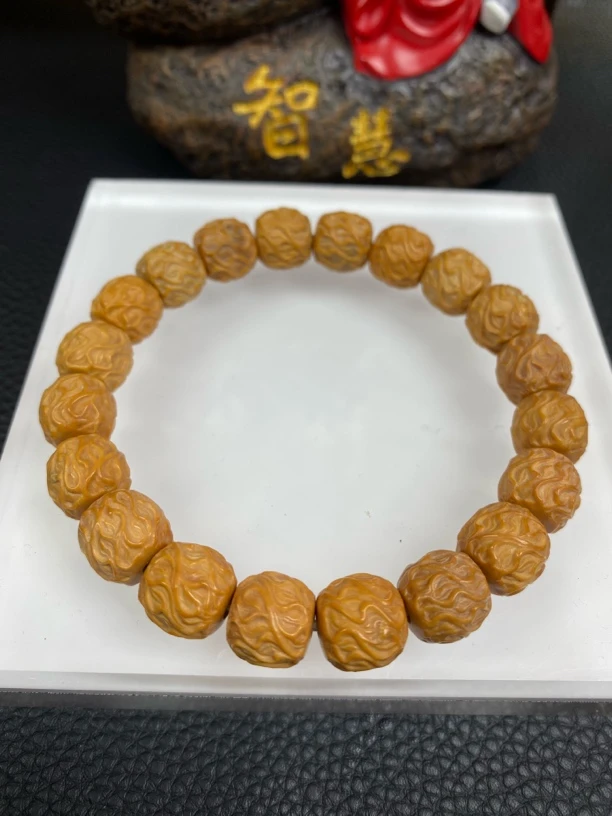 猴头手串雕刻龙须微瑕卡11多样性发一条 A294