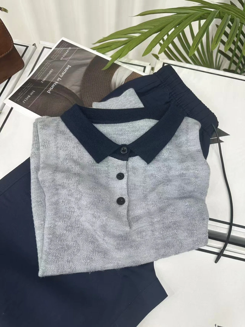 【灰天鹅】2025新款夏季百搭时尚套头针织衫A855