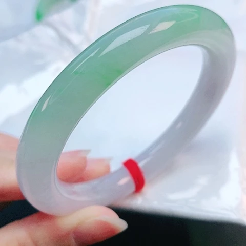 未镶嵌手镯翡翠54圆条882773