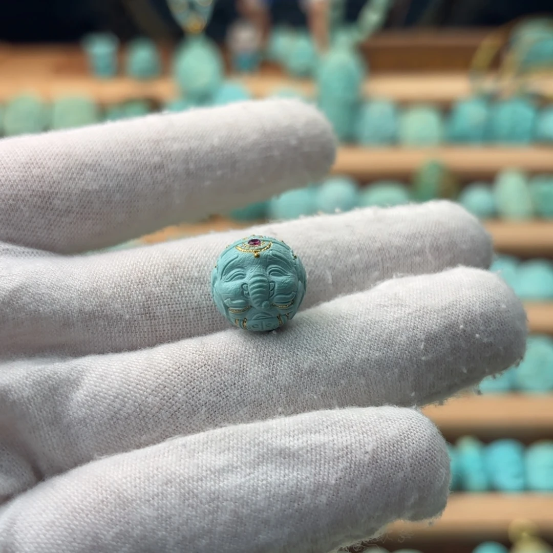 绿松石未镶嵌配饰