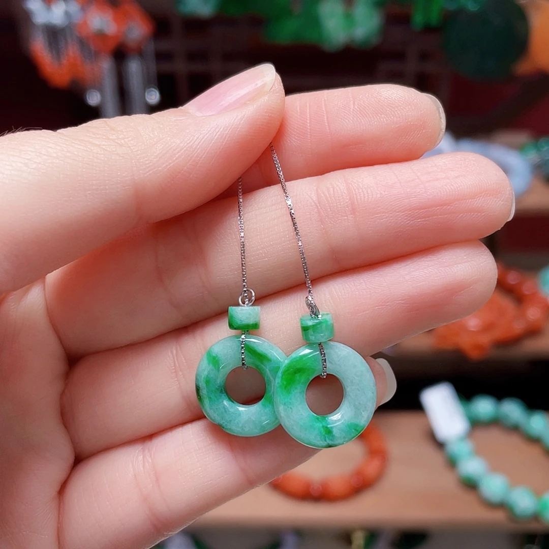 翡翠未镶嵌手链饰品