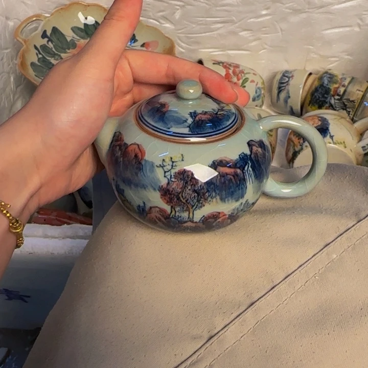瓷片景德镇陶瓷手工手绘