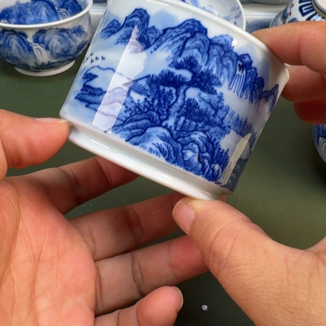 陶景德镇纯手绘茶具圆圆269
