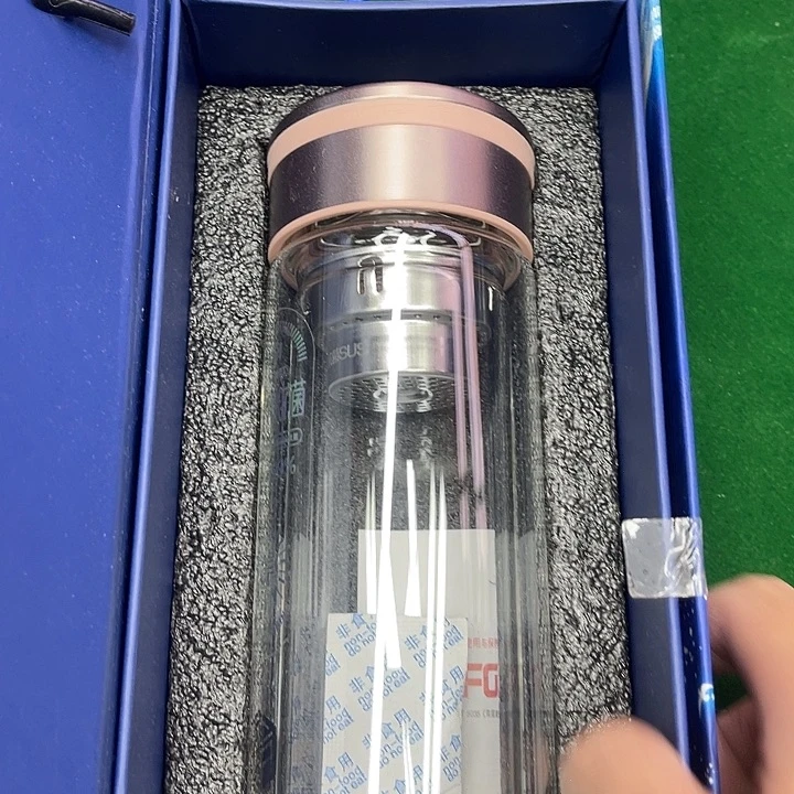 玻璃茶隔款富光抗菌玻璃杯