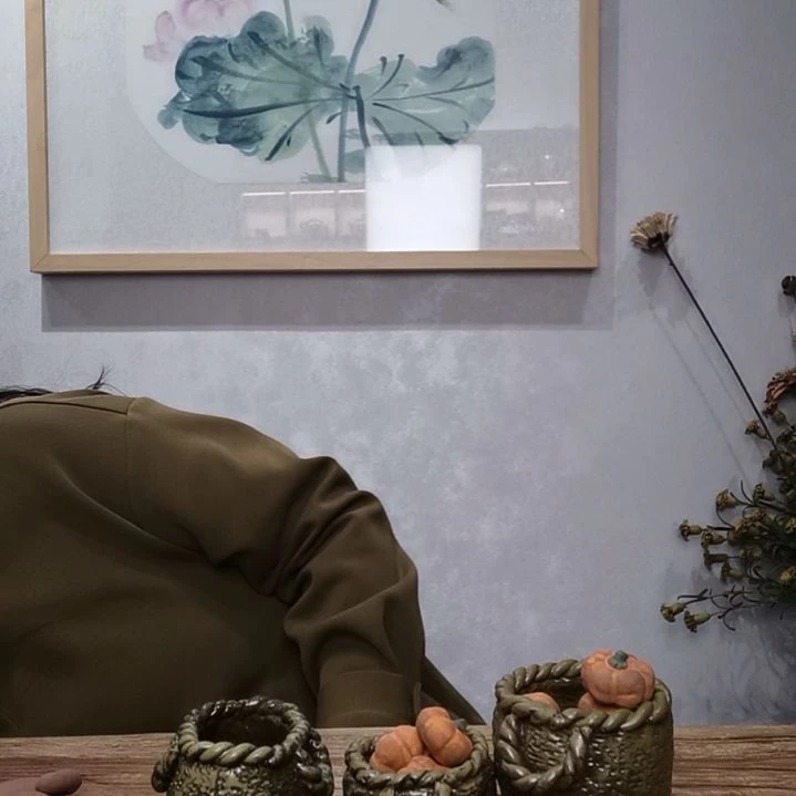 紫砂民俗系列作品筐瓜组合幸****草