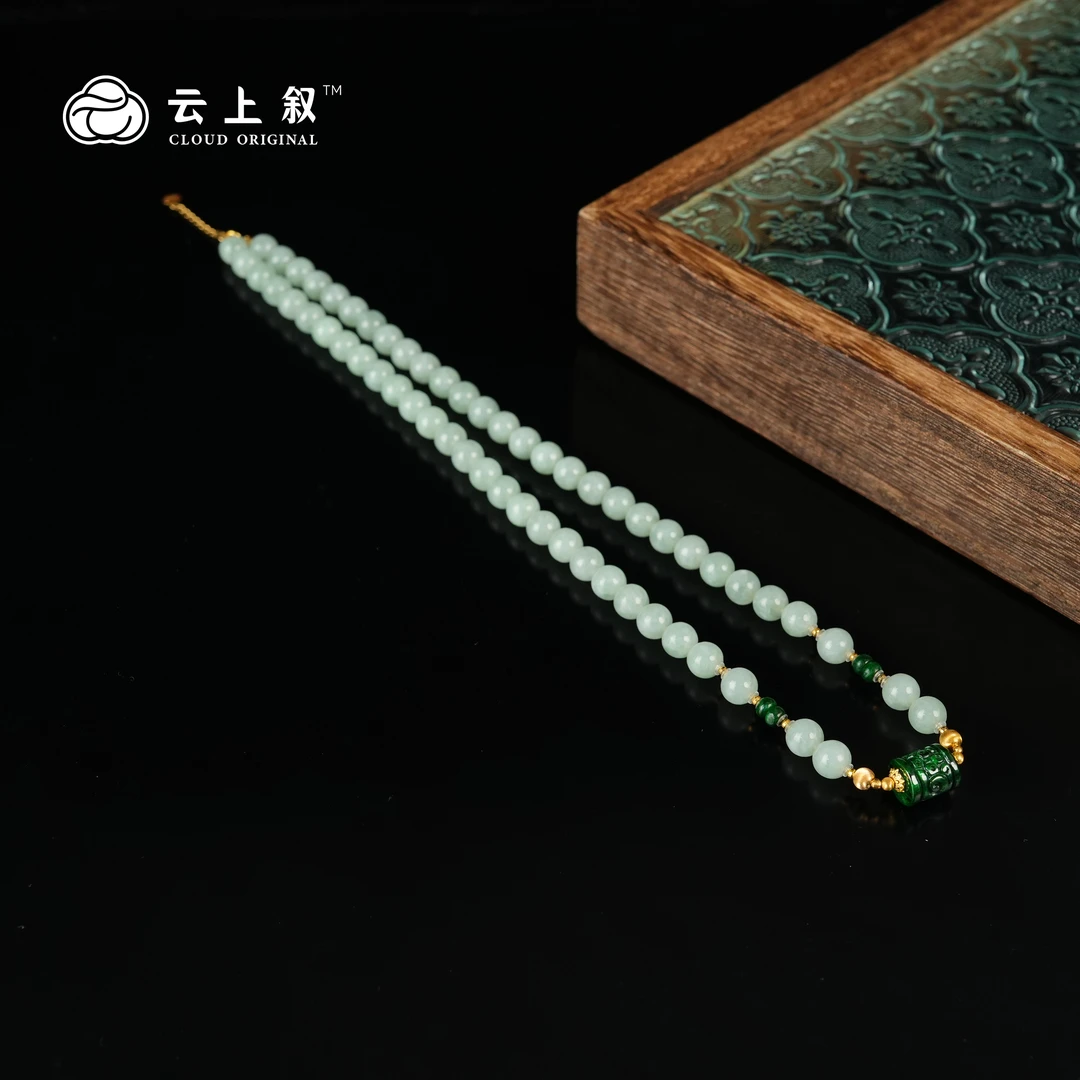 【云上叙】23 QJDXYGD3230232-C 18K金翡翠项链-多样性发一件