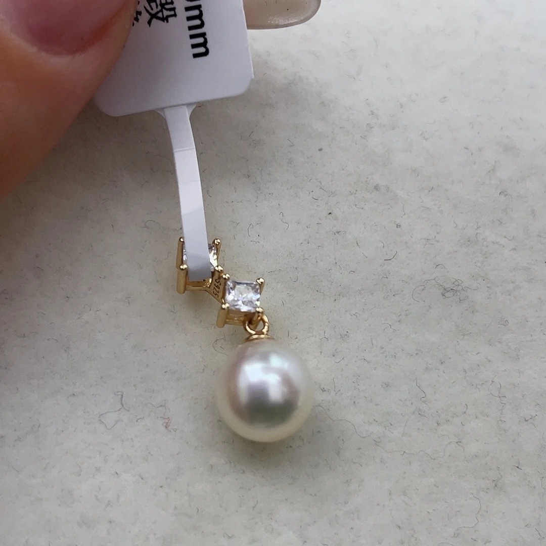颈饰海水珍珠银S925镶嵌
