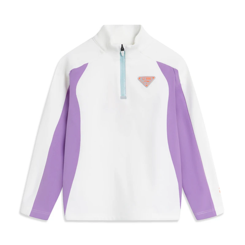 李宁男小童秋冬运动生活系列修身弹力舒适保暖上衣YWYT015-B品