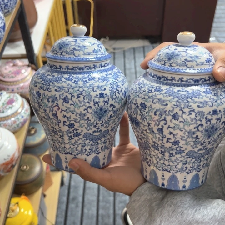 茶叶罐陶瓷家用储物罐轻微瑕疵品介意勿拍