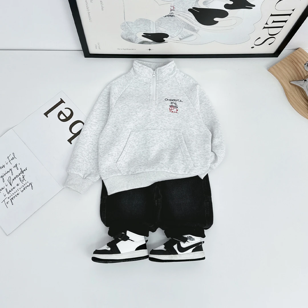 男童长袖POLO衫儿童卫衣2025秋季新款秋装 BDQ25350 悠悠童话童装