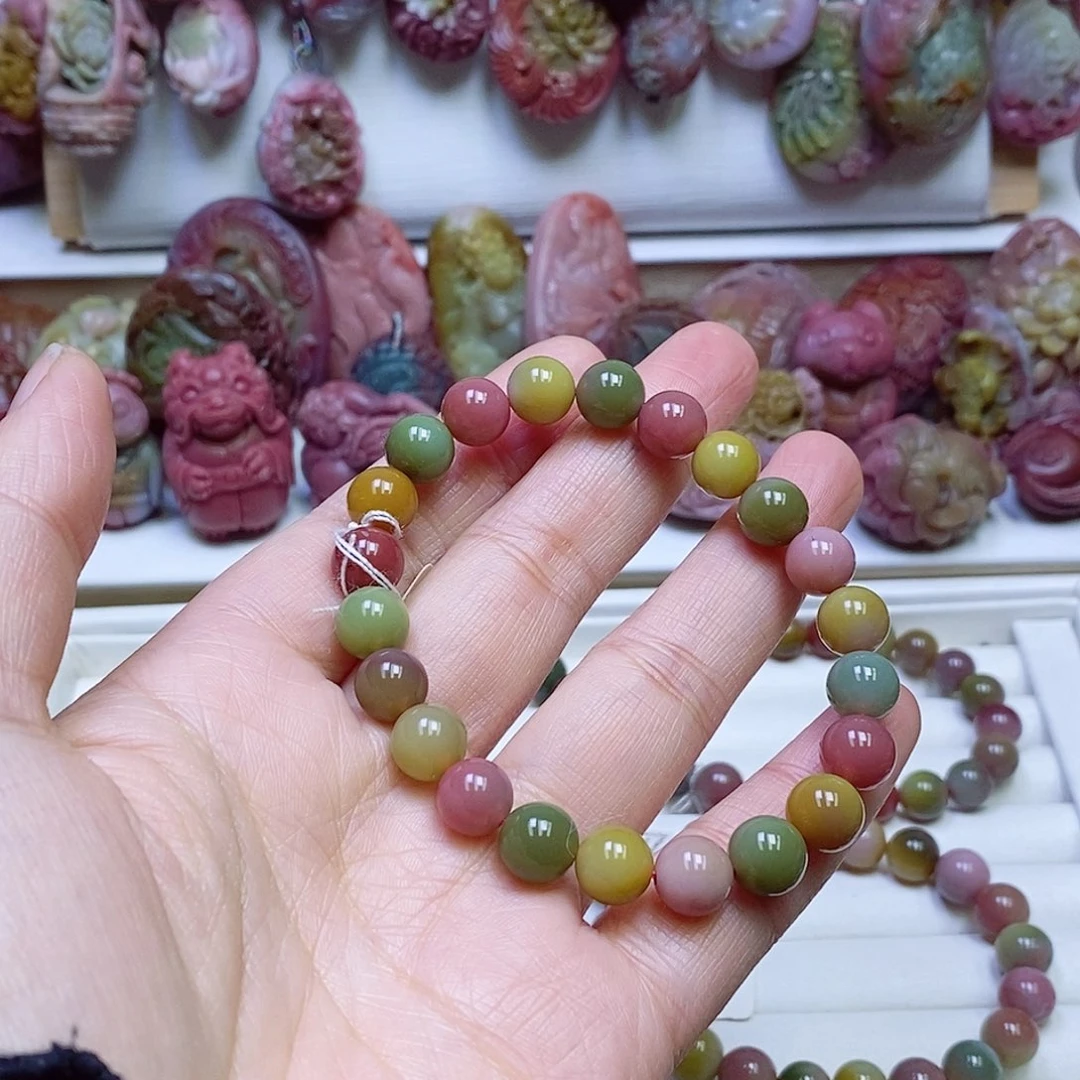 玛瑙/玉髓盐源玛瑙手链未镶嵌