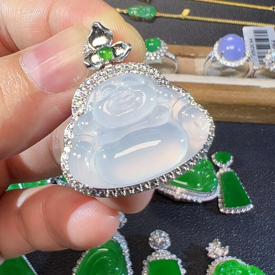 翡翠未镶嵌颈饰缅甸翡翠