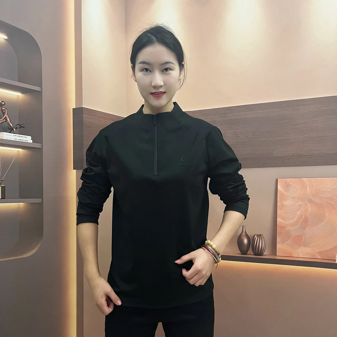 男士春秋季卫衣爆款半拉链T恤卫衣长袖修身轻奢时尚潮流百搭 5256