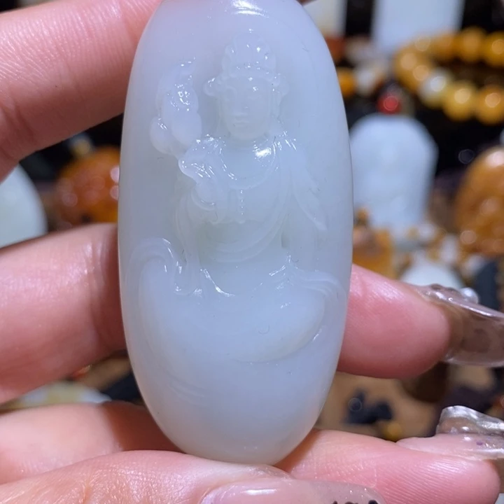 和田玉颈饰未镶嵌✨***?