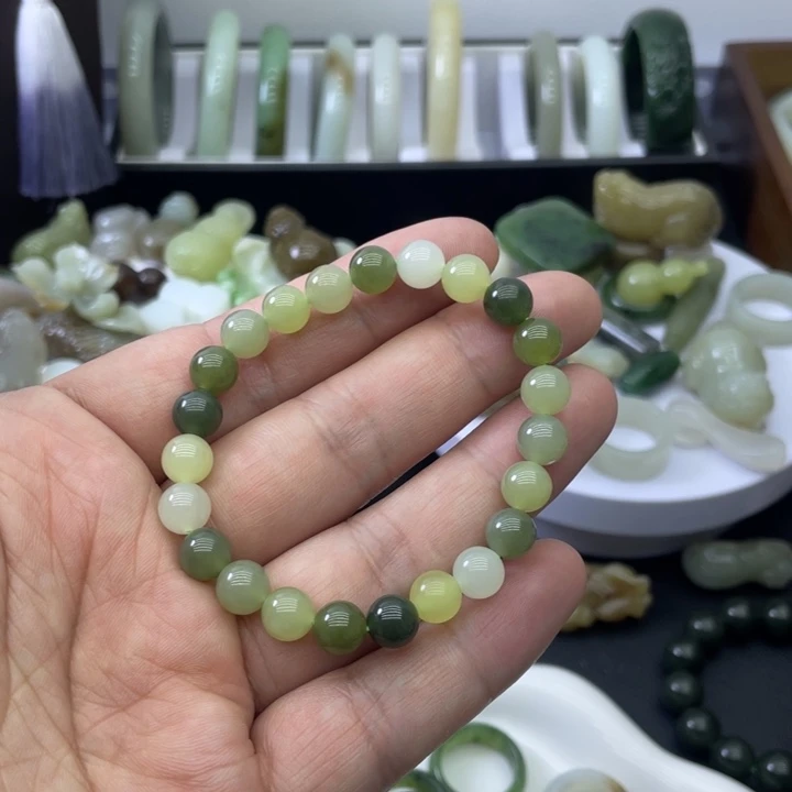 和田玉（糖玉）未镶嵌手链