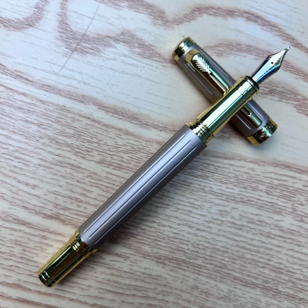 古典文26旋帽铱金笔金属书法26大明尖中细0.5mm练字办公商务学生