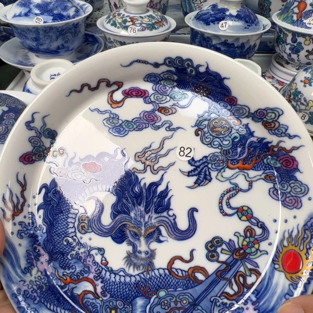 陶瓷景德镇纯手工纯手绘茶具木木82