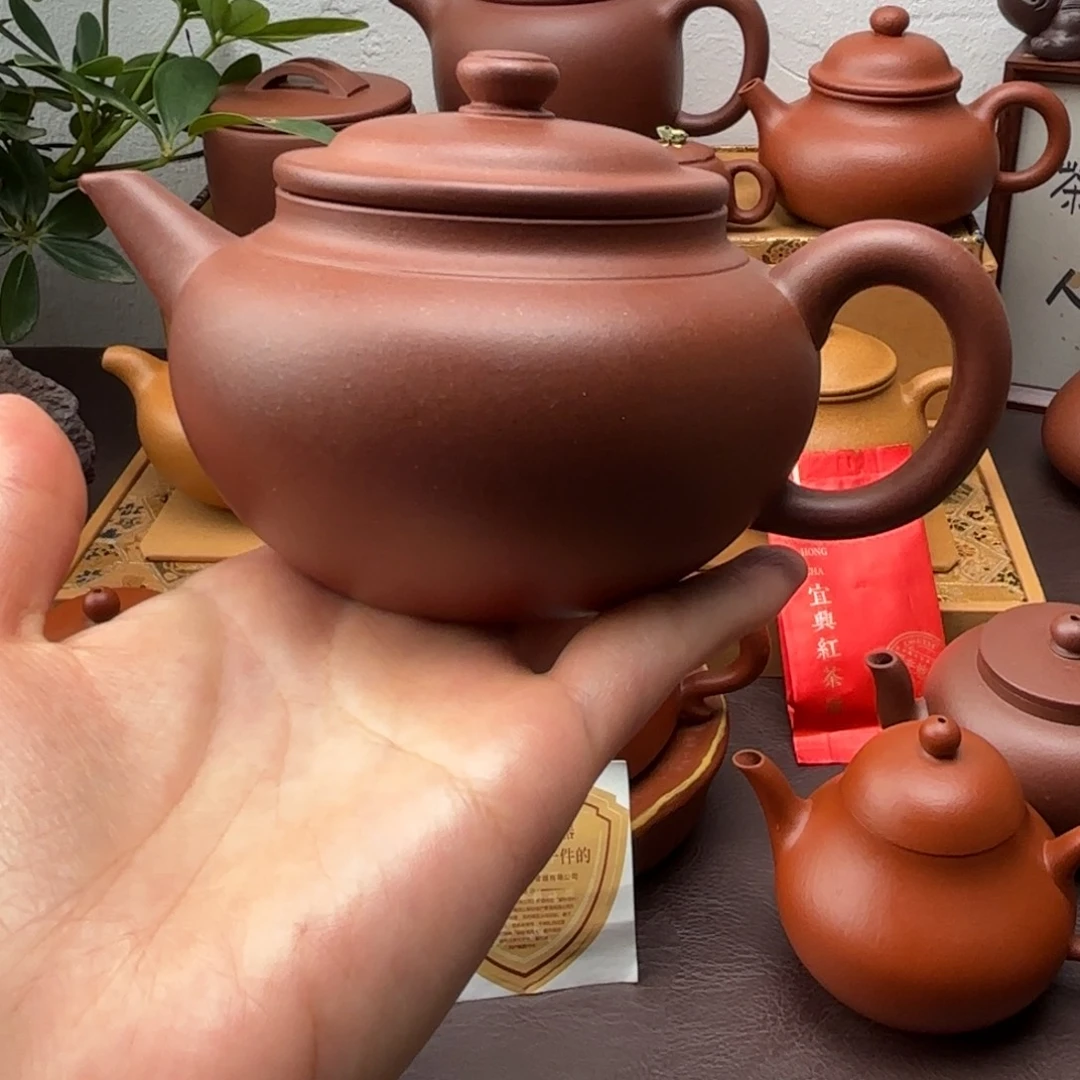 沿***景紫砂茶壶特练紫泥  大亨水平  260
