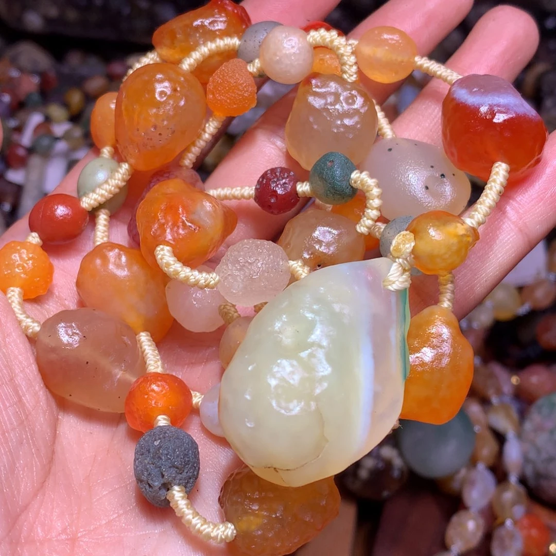 未镶嵌玛瑙/玉髓珠宝半成品