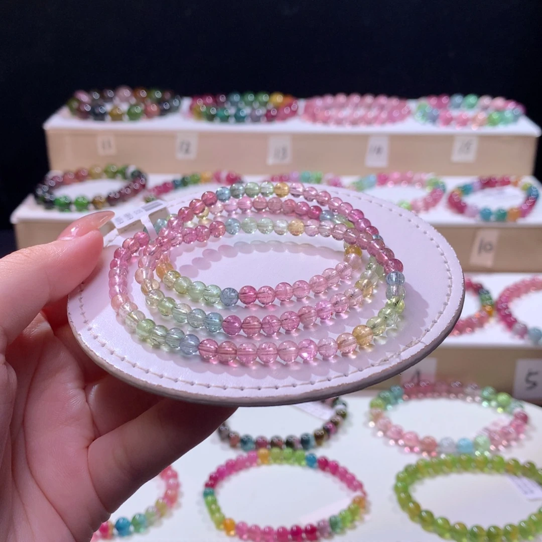 未镶嵌手链碧玺碧玺