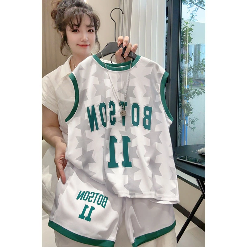 儿童装男童夏装套装2025新款中大童夏款运动帅气男孩夏季篮球服潮