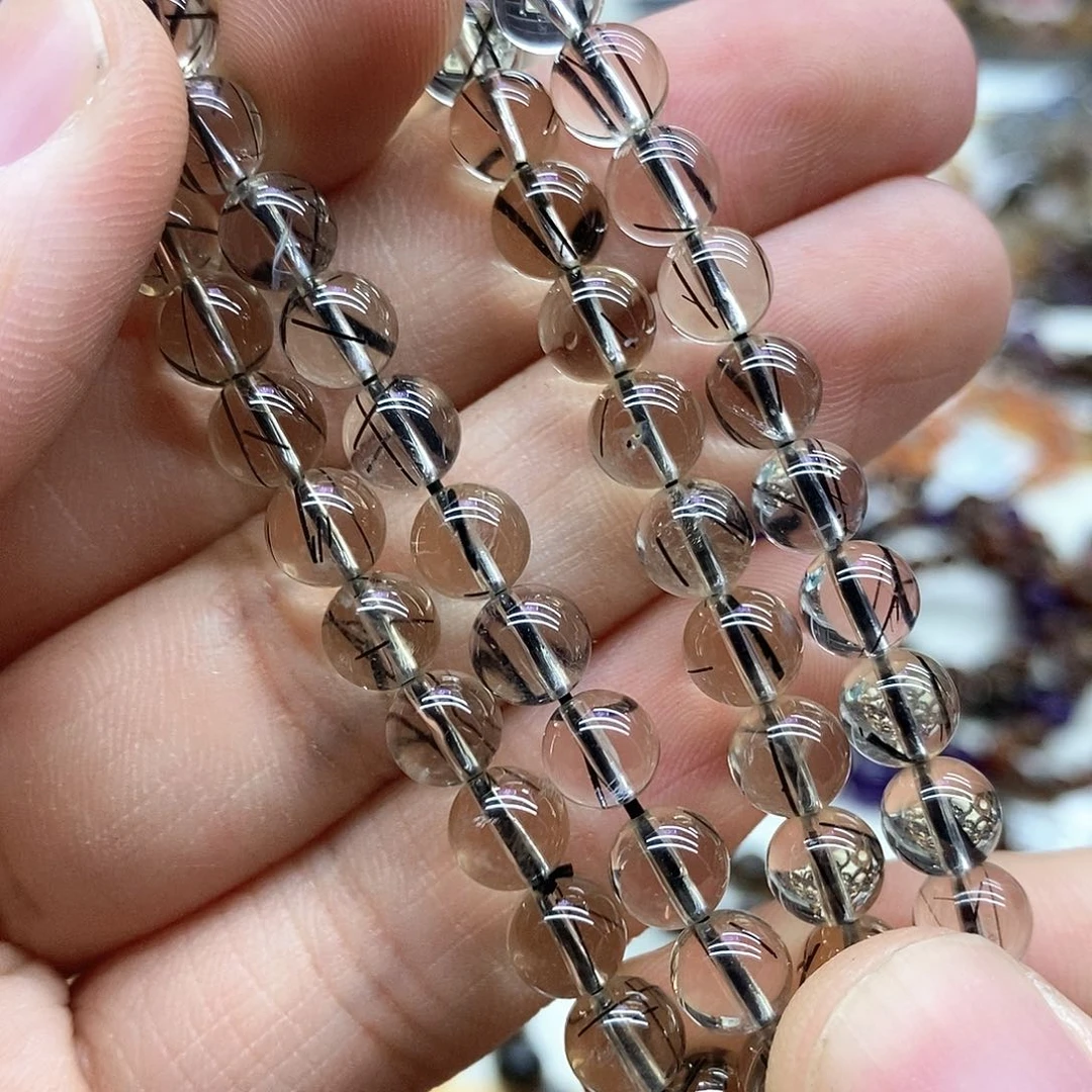 水晶手串未镶嵌多样性发货发一条