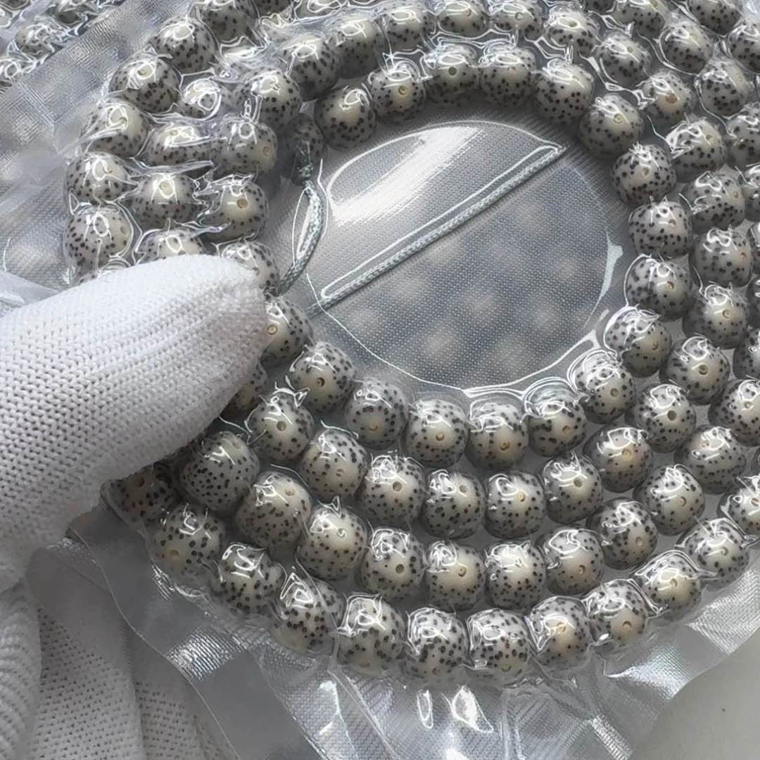 星月菩提手串17灭世糯冰石玉10左右108