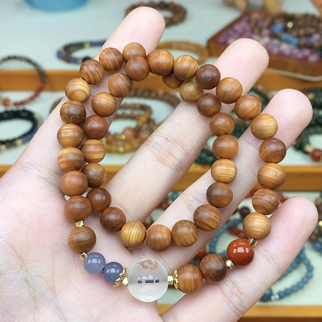 柏木（崖柏）手串未镶嵌崖柏手链