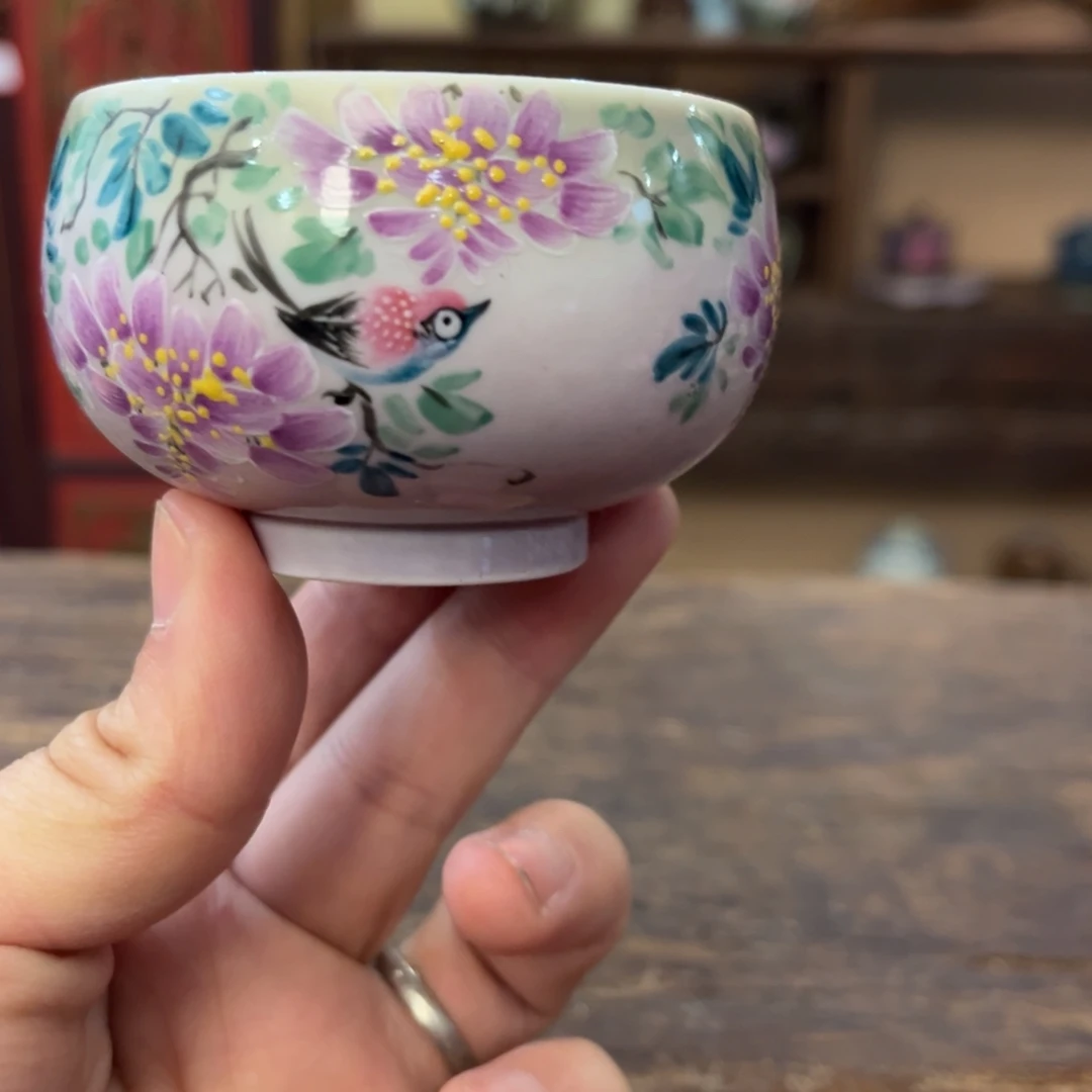 柴烧手工手绘陶瓷