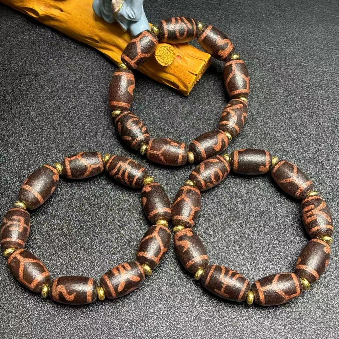 面面来财珠宝q-S6336-老型珠玛瑙手串-多样性发其一