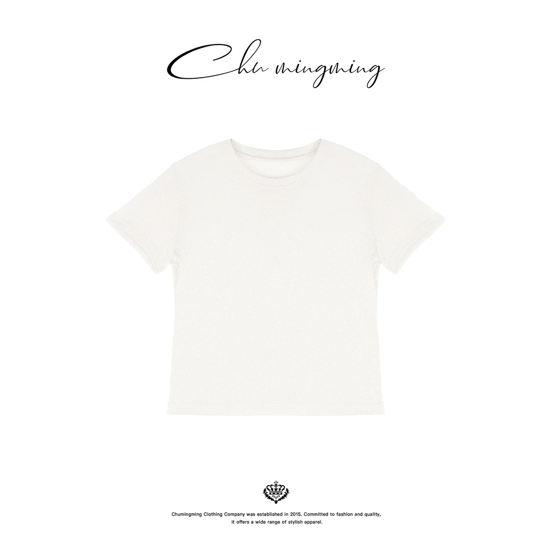 【CHUMINGMING】《呢喃》闪闪短袖T恤AAMU25W008