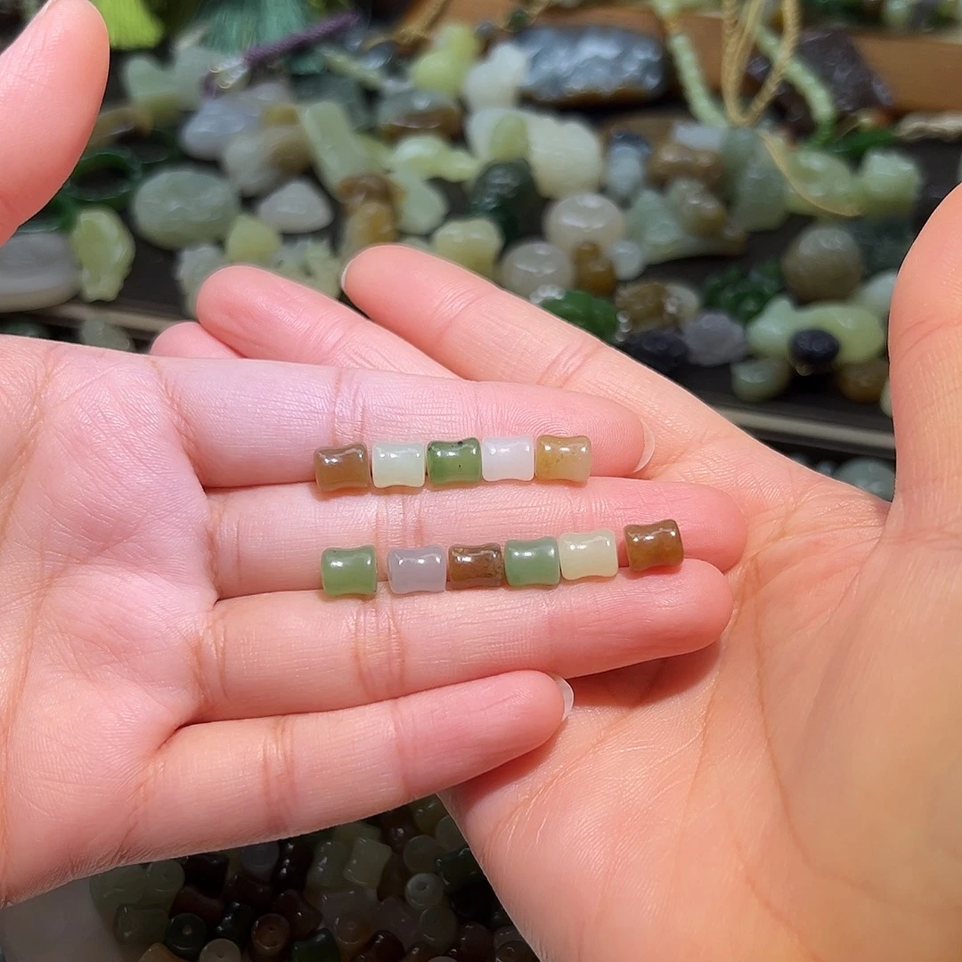 未镶嵌和田玉珠宝半成品19.9一个多样性发其一