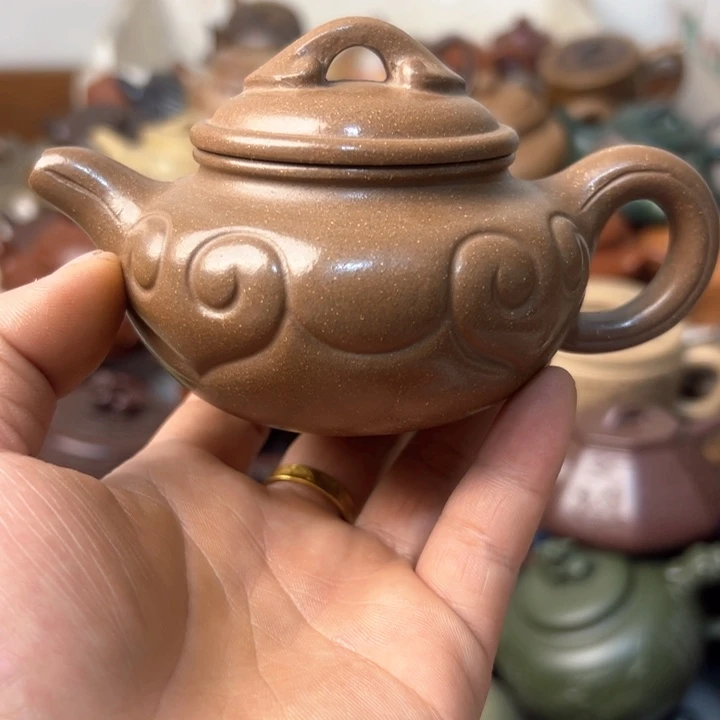 紫砂茶壶紫砂壶微瑕嘴巴跳砂