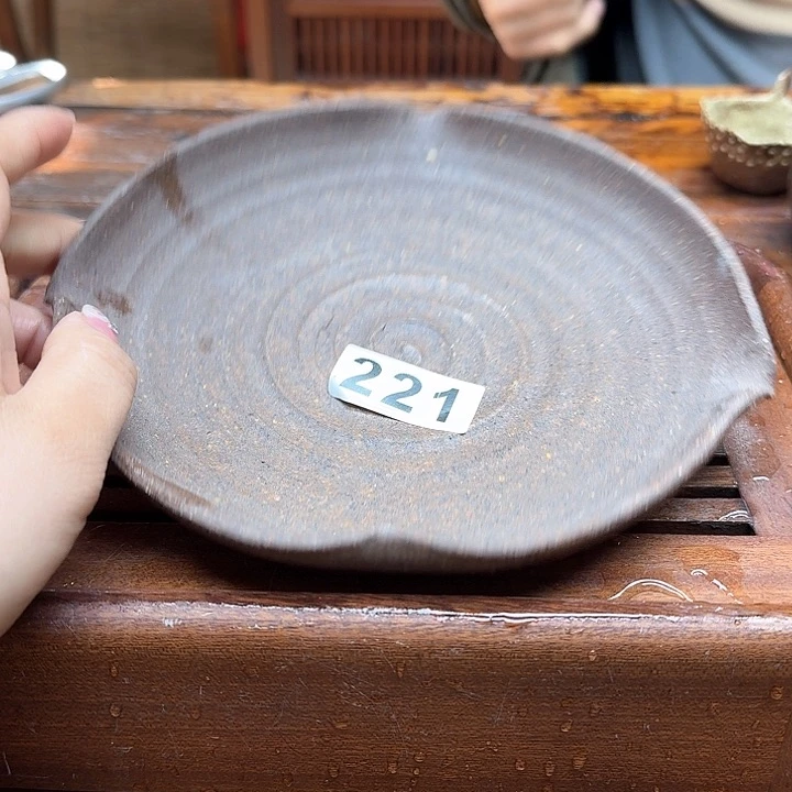 纯手工制作粗陶茶具