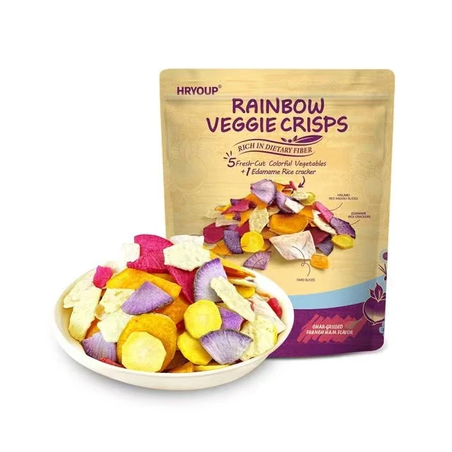 会员臻选缤纷蔬菜脆6种果蔬干非高温油炸趣味追剧网红零食美食