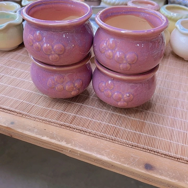 红陶陶瓷花盆单场满12包邮