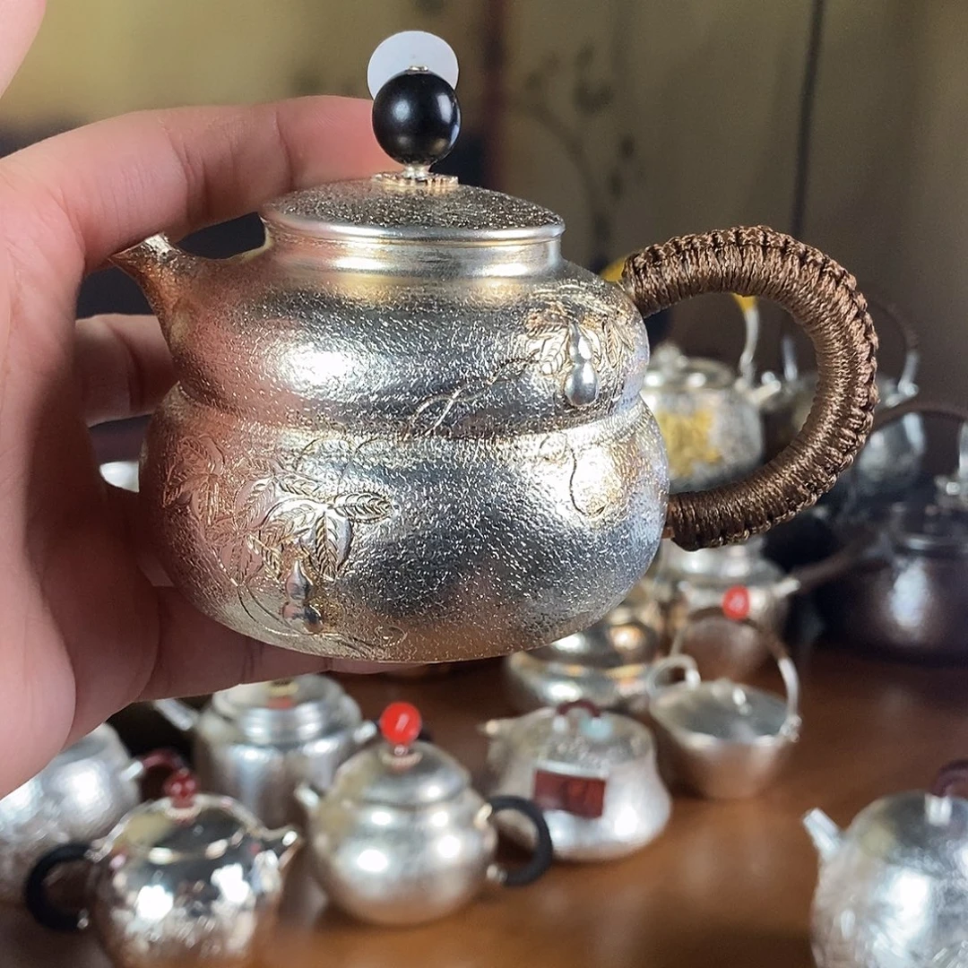 手工制作紫铜壶工艺