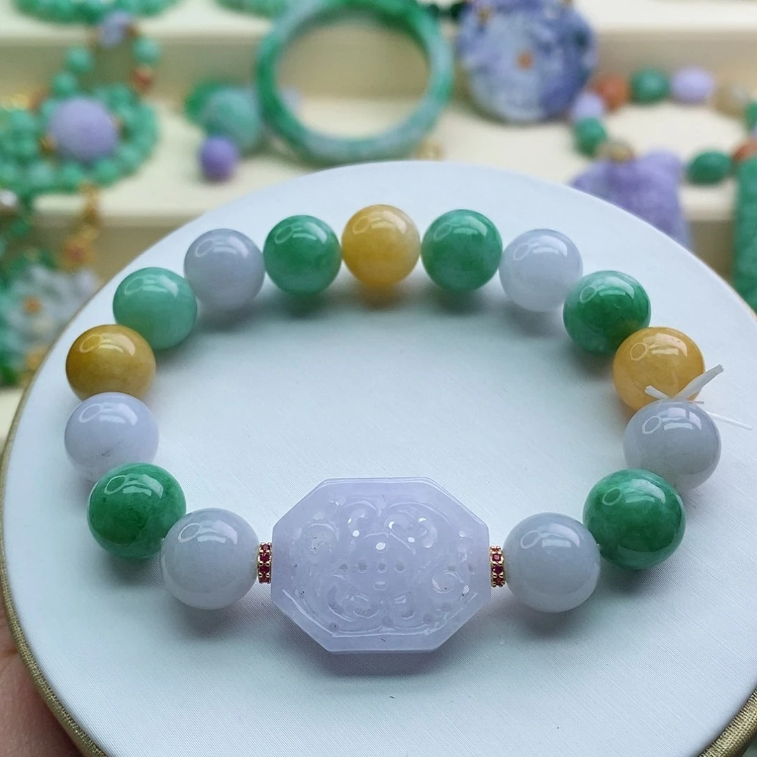 未镶嵌手串翡翠手串