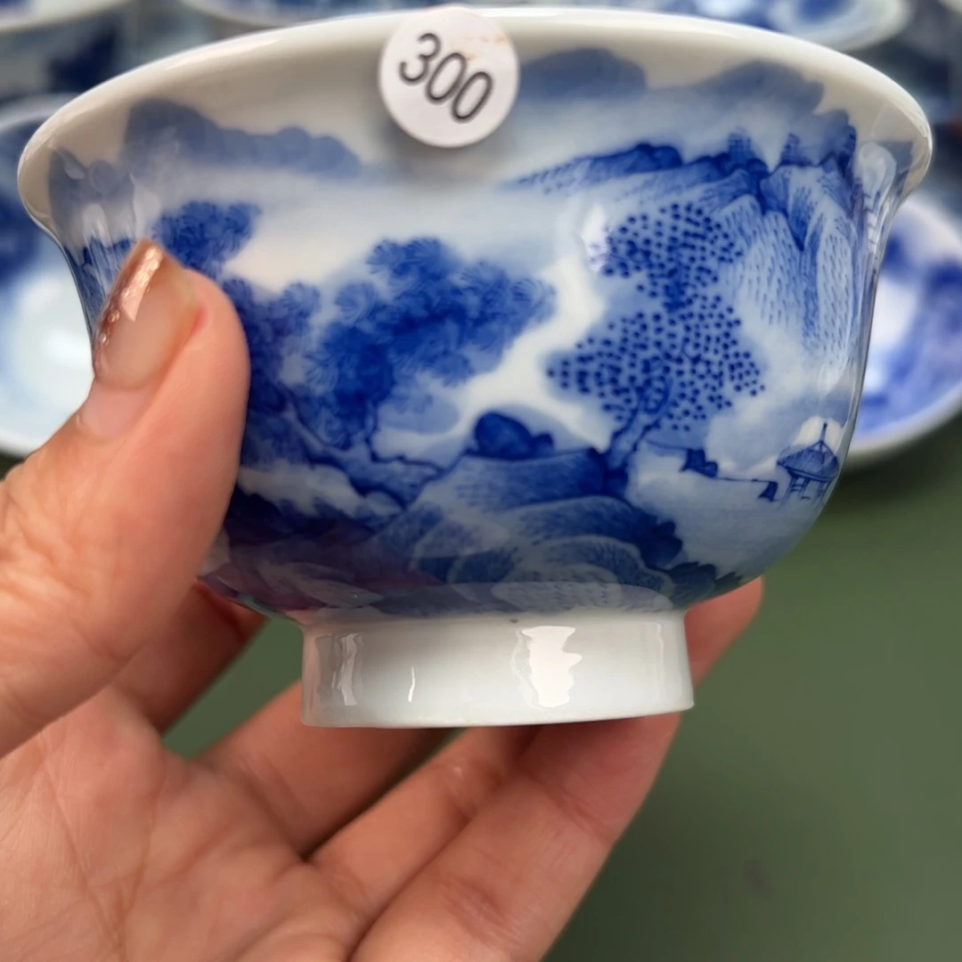 杯沙沙手工手绘茶具300