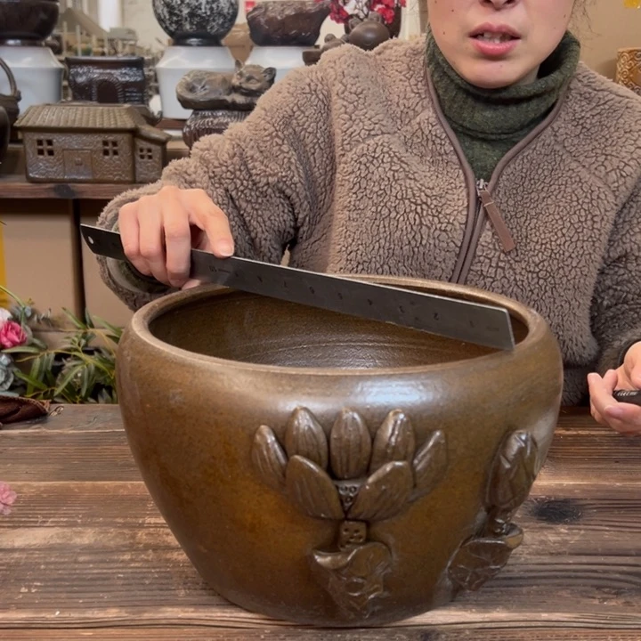 紫砂花盆无孔瑕疵261111111111111