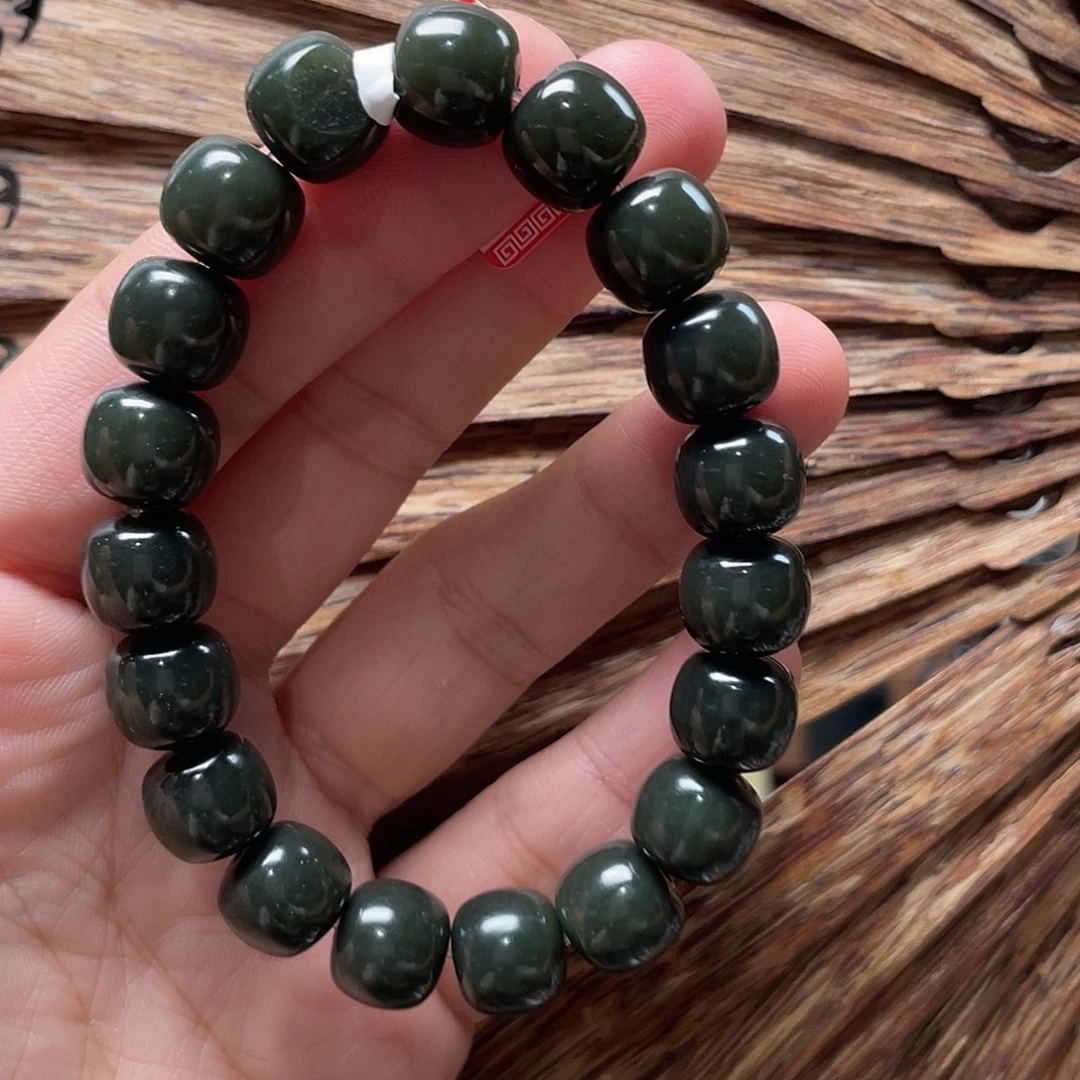 手串未镶嵌和田玉沙10.11老