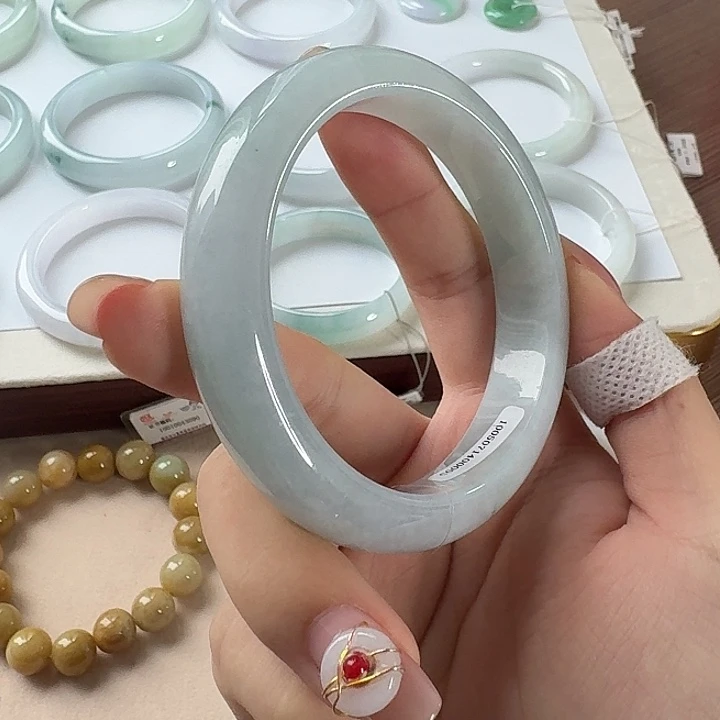 翡翠未镶嵌手镯（序号19）点菜看细节