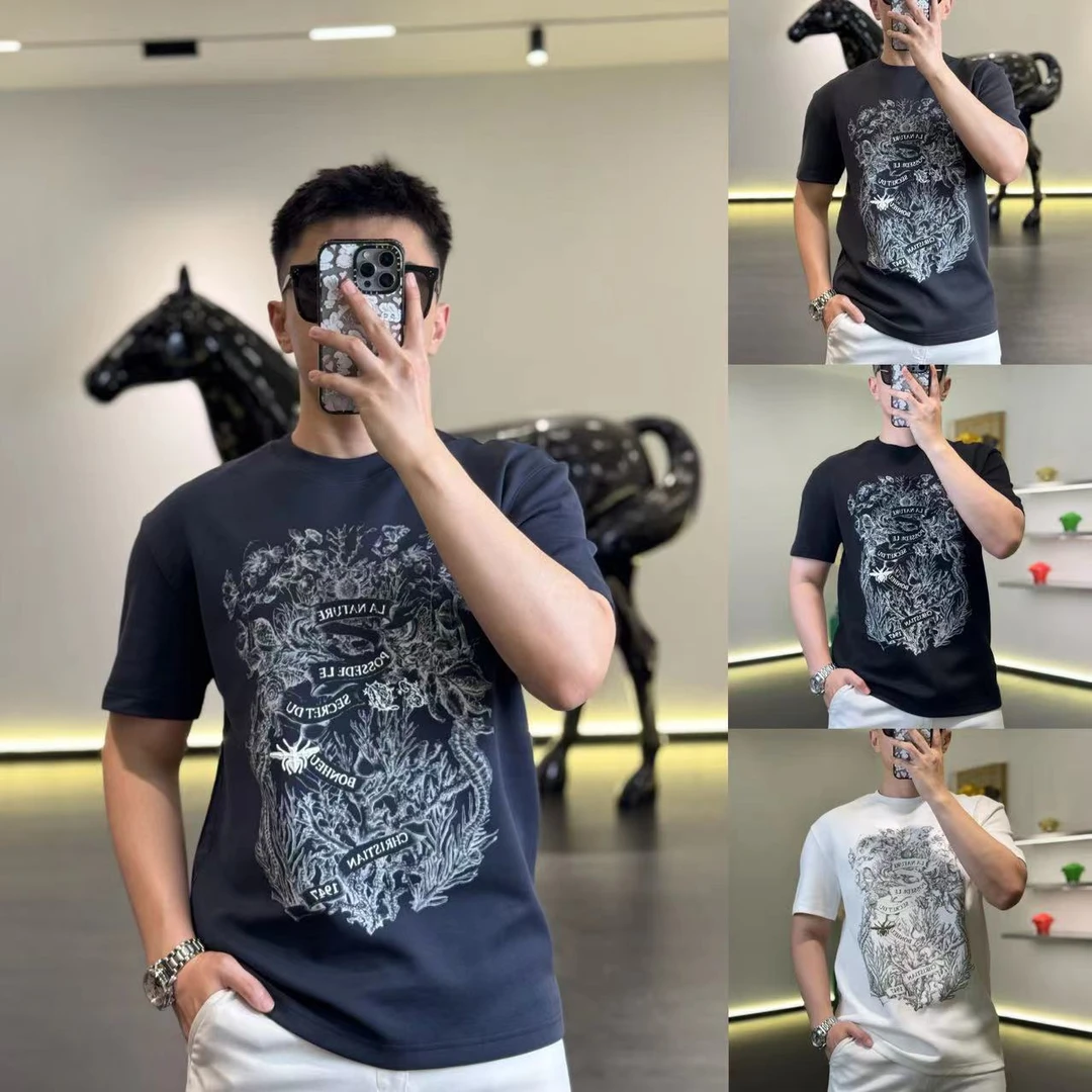 （秋款）古帝特尼"肌理精梳棉“男士简约百搭高级感舒适T恤JF-5014