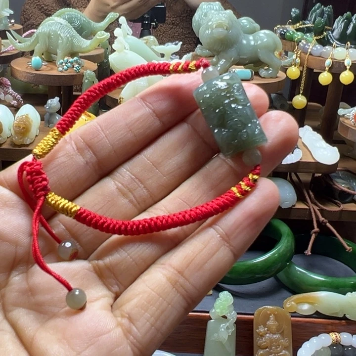 未镶嵌手链和田玉代*