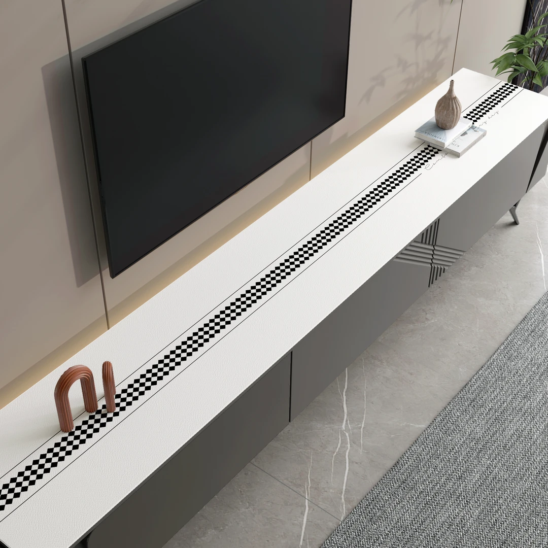 小香风电视柜桌垫轻奢高级感免洗餐边柜盖布鞋柜酒柜台面大气垫子