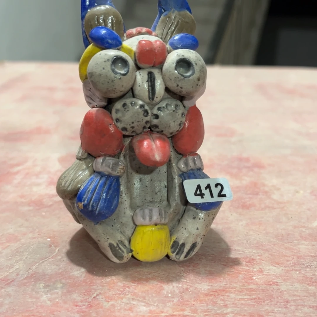 摆件纯手工抽象陶瓷摆件微瑕412