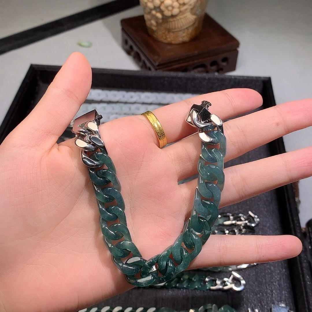 未镶嵌手链翡翠翡翠手链