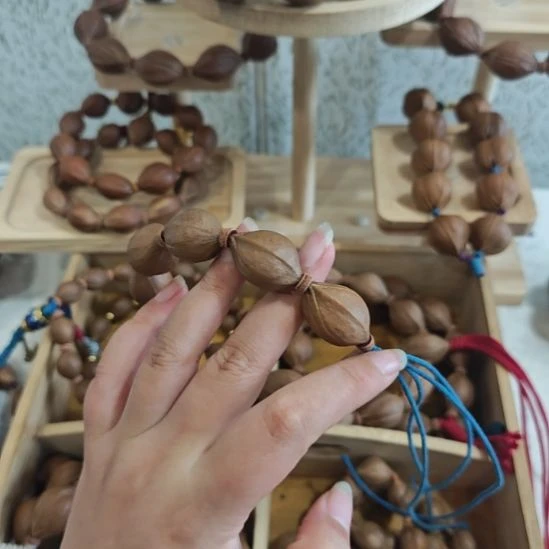 真***呀橄榄核吊坠1725尺寸手串